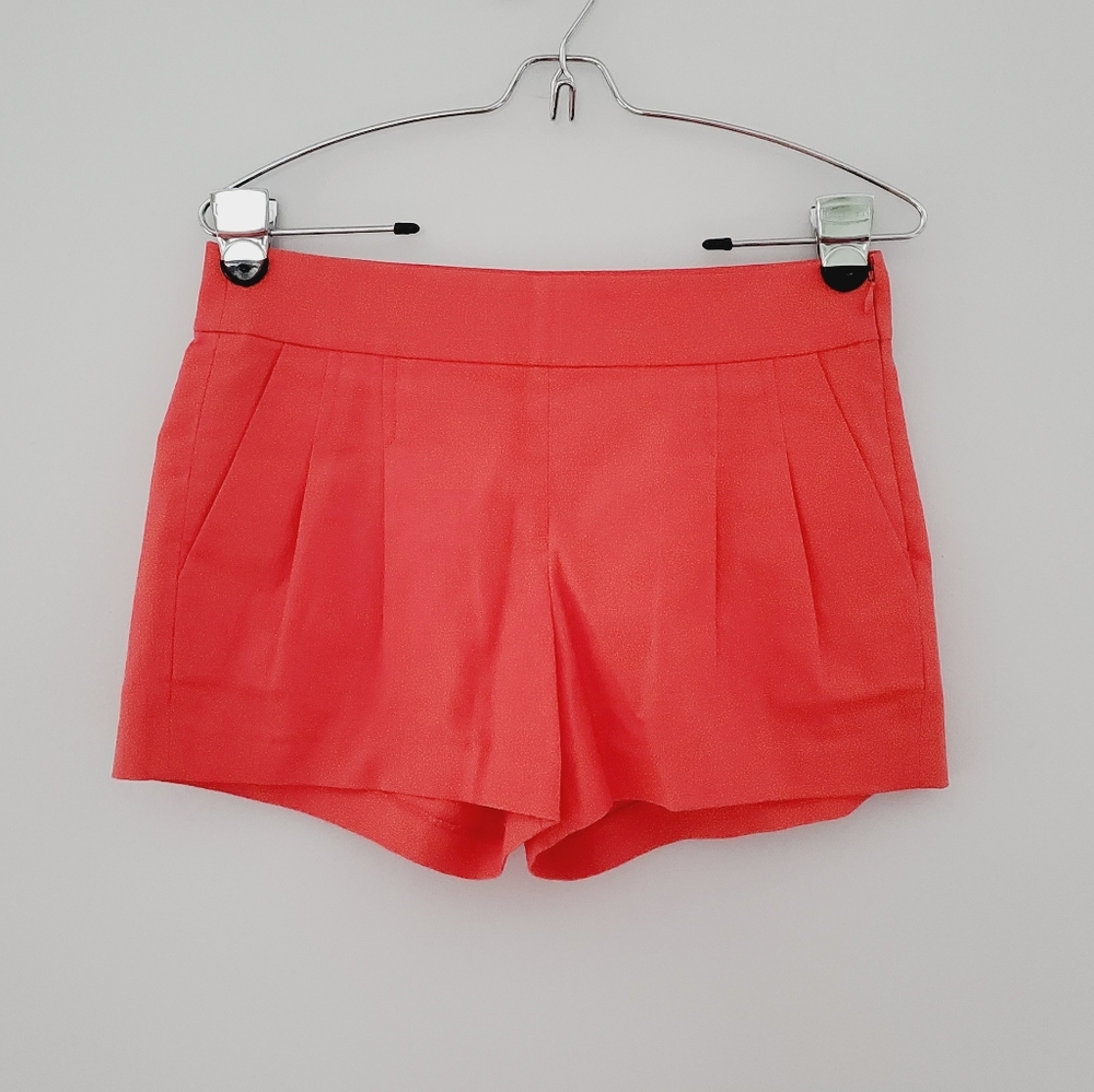 J. Crew coral high waist shorts size 0